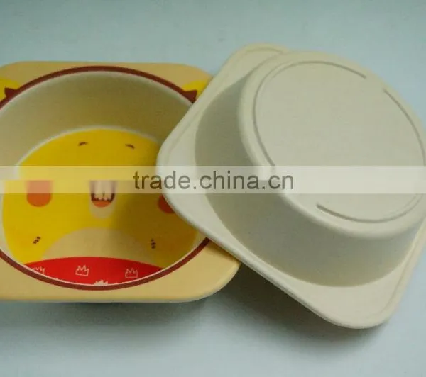 Eco Friendly Bamboo Fiber Biodegradable Kid's Bowl photo-5