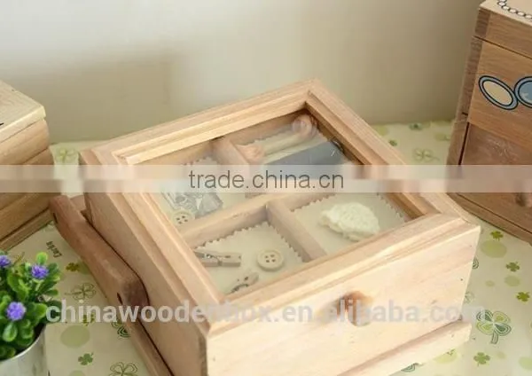2015 Popular Customize Folding Wooden Sewing Box photo-5