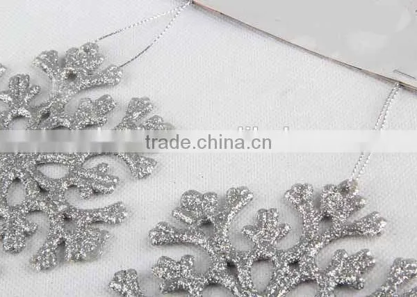 2PC Christmas Decoration Snowflake Pendant photo-4