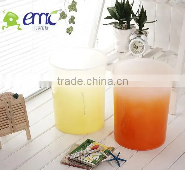 New Item Two-tone Dustbin Plastic Garbage Can