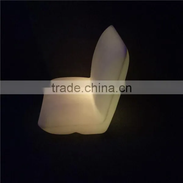 Modern Outdoor Lounge Furniture Rechargeable LED Lighting Bar Sofa Chairs for Event photo-2