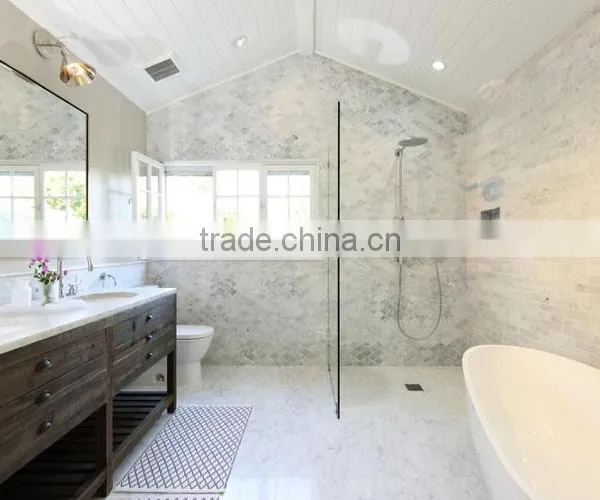Ecofriendly Full Polished Natural Stone Oriential White Marble Tiles photo-2