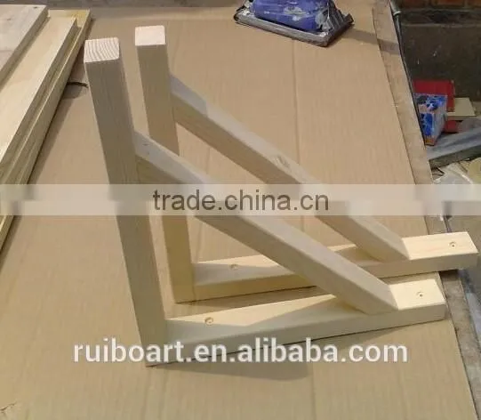 High Quality Pine Wood Wall Shelf photo-2