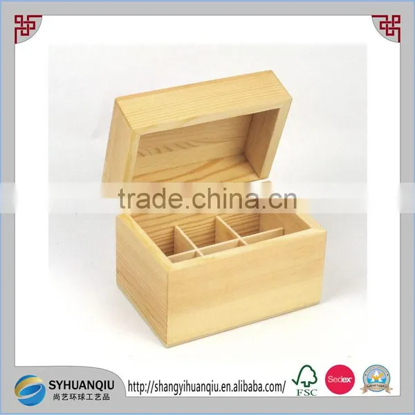 Customized Cheap Unfinished Wooden Sewing Box for Sale photo-2