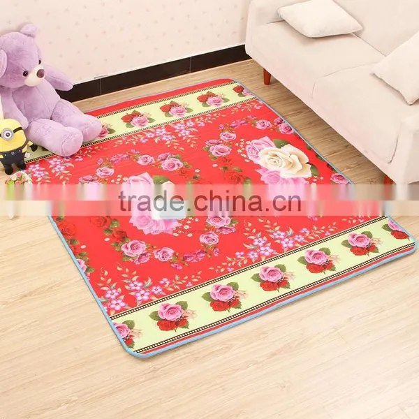 Flower Printing Baby Play Mat