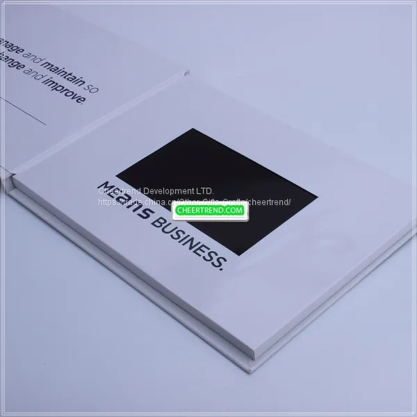 OEM 5″ USB Digital A5 LCD Video Screen Greeting Card With Speaker,rechargebale Lithium Battery photo-3