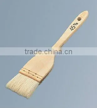 Wooden Handle White Hake Brush for Cooking