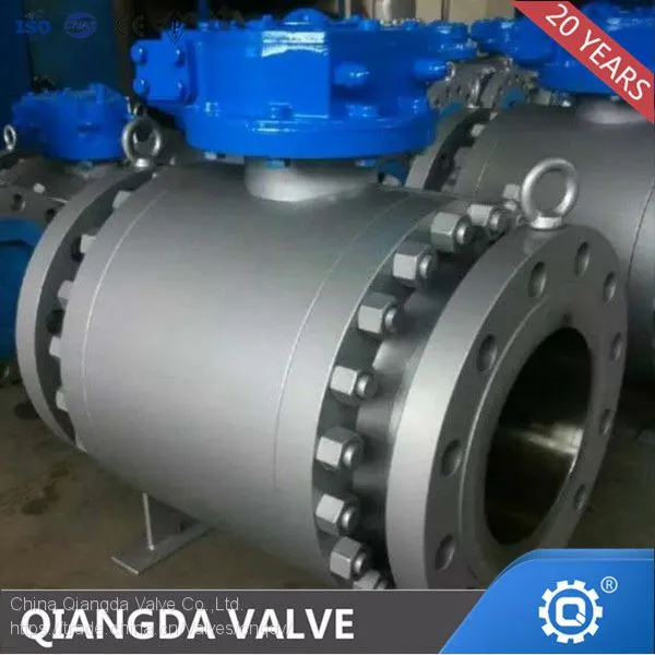 High Temperature Metal Seat Trunnion Mounted Ball Valve photo-2
