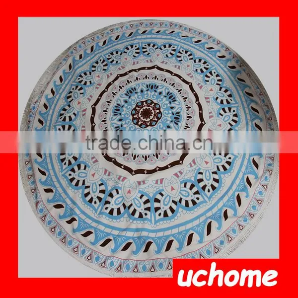 UCHOME New Design Printed Tassel Round Beach Towel photo-4