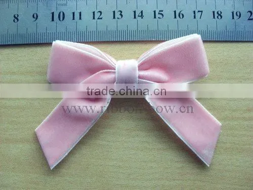MSD Beautiful Velvet Ribbon Bow for Clothing Decoration,velvet Bow for Bra photo-2