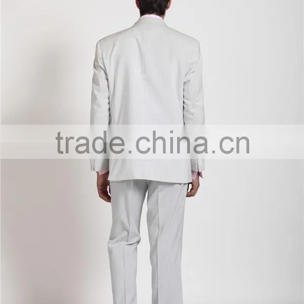 Stripe 2PCS Business Suits for Man / Jacket & Pant photo-4