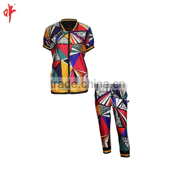 Comfortable Custom White and Black With Zipper Women's Cycling Jersey photo-5