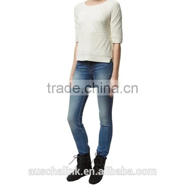 Hot Sale High Quality Women Half Sleeve Sweater Manufacturer photo-4