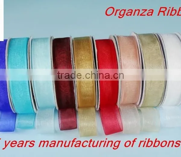 New Design Hotsale Decorative Organza Ribbon ,Cheap Organza Ribbon photo-2