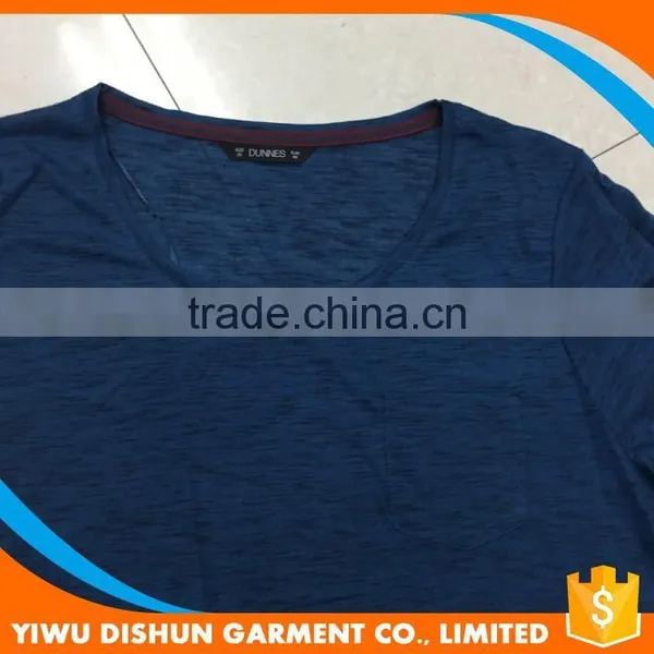 Stock Apparel Men Long Sleeve Slub Cotton T-shirt photo-4