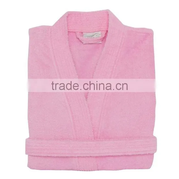 China Supplier 100% Cotton Luxury Hotel Bathrobe photo-2