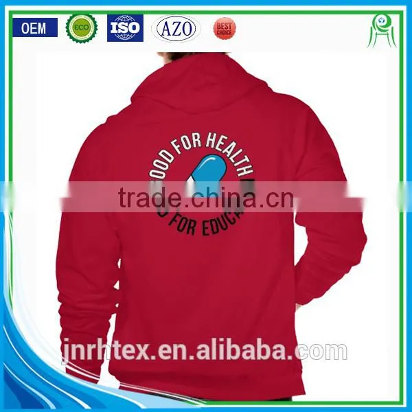 Custom Prinit Cotton Zipper Sweatshirt no Hood photo-4