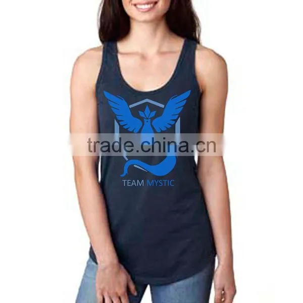 Pokemon Go Team Valor Mystic Instinct Womens Vest Shirt Blouse Tank Casual Tops photo-3