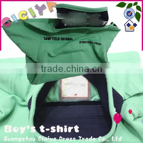 OEM Summer Polo Boy Short Sleeve Tshirt photo-3