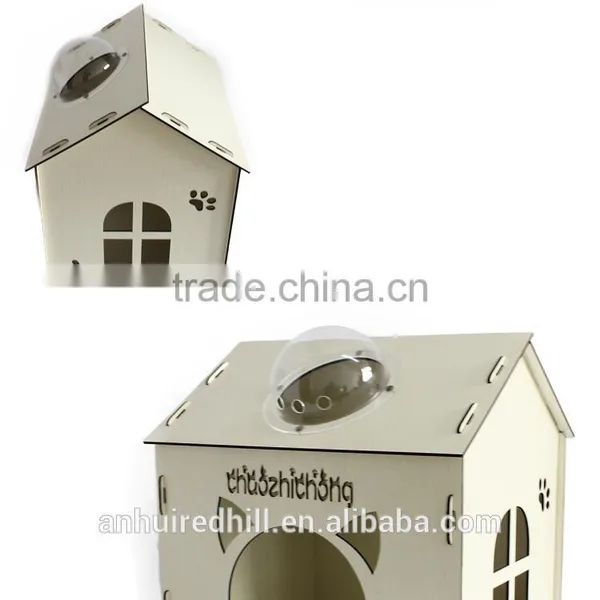 R1907H Natural Wooden Pet House Pet Play House Lovely Pet House photo-6