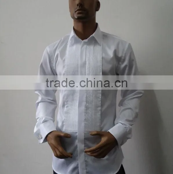 Latest High Quality Mens Wedding Tuxedo Dress Shirts photo-3