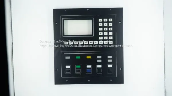 Polyester Silk Printed Flexibile Membrane Switch Keyboard for Telecommunication Equipment
