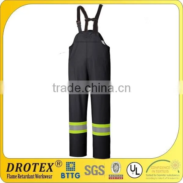 Flame Resistant Stretch Hi-Vis Rain Bib Overall photo-3
