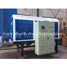 PET Flakes / Regrind Rotary Drum Crystal Infrared Dryer / PET Dehumidifier Equipment