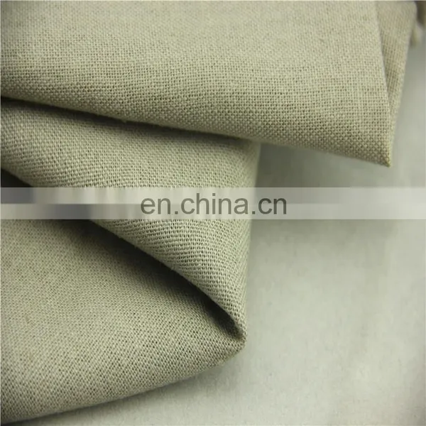 Woven Plain Garment Use Viscose Linen Fabric photo-4