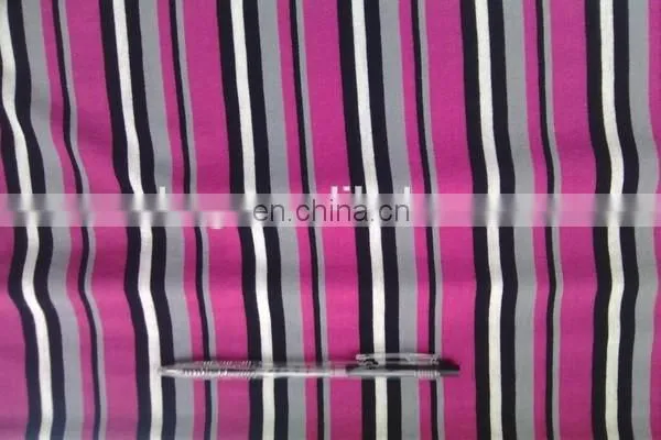 Winfar Textile Single Jersey Ring Spun Yarn Dyed Stripe 30S Viscose Jersey Fabric photo-5