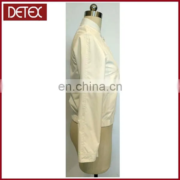 Summer Women Lightweight White Bomber Nylon Fabric Nylon Jacket photo-2
