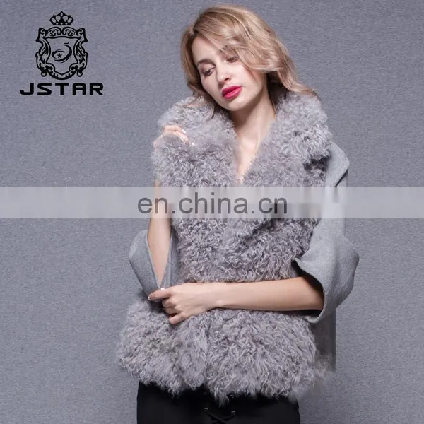 Lamb's Lapel Cashmere Latest Design Coats Womens Wool Coat photo-2