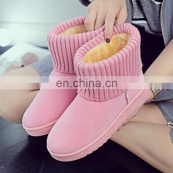 Fashion Lady Winter Boots Punk Rivet Style Women Ankle Strap Chunky Heel Shoes photo-2