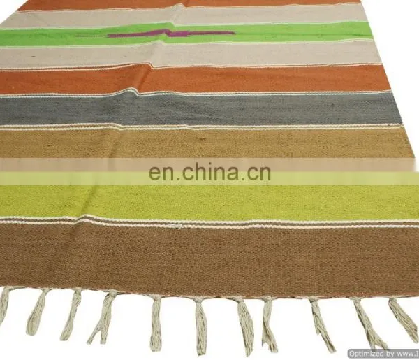 Indian Rugs Ethnic Home Decor Dariya Runner Carpet Handmade Carpet Throw Cotton Handmade photo-3