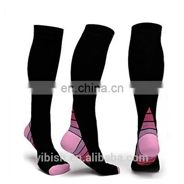 Sport Nylon Cushion Socks Compression#YLW-13 photo-2