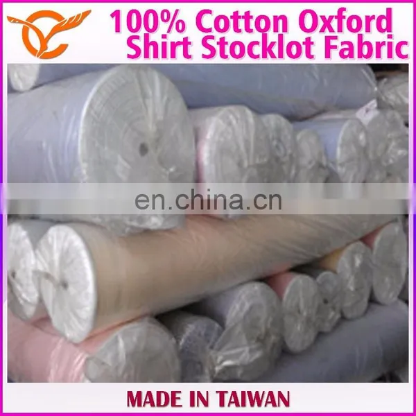 Taiwan New Product Wrinkle Free Oxford Shirt Stocklot Fabric photo-2