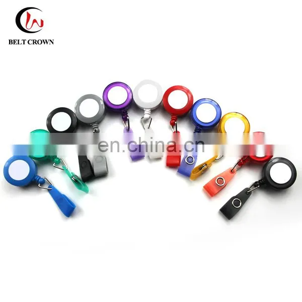 ABS Plastic Yoyo Pull Reel School Office id Badge Reel photo-2
