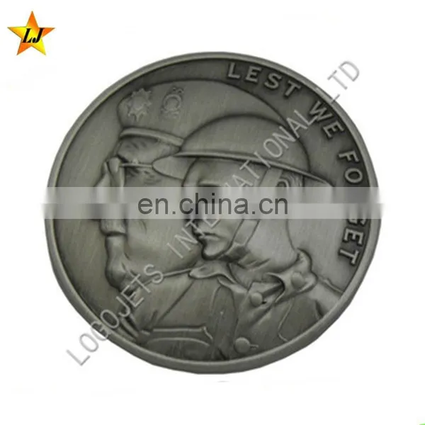 Metal Pewter Coins Trophy Craft Medallion for Souvenir Gifts