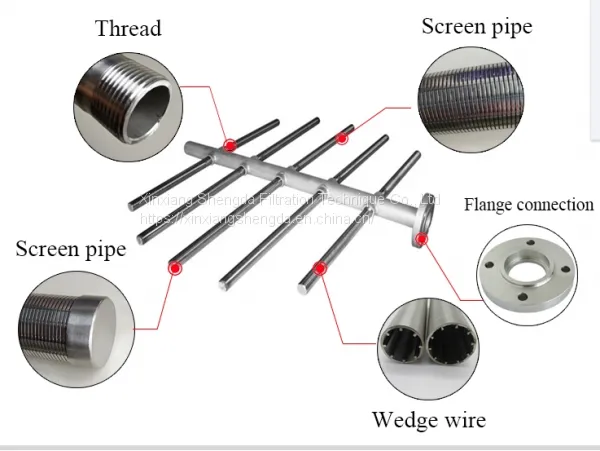 Johnson Screen Wedge Wire Header Lateral for Fluid Filtration photo-3