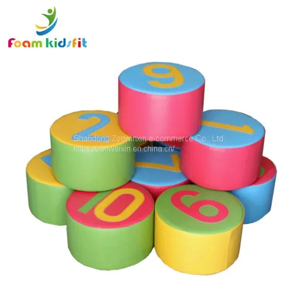 Environmental Kids Soft Play Digital Stool Educational Toys