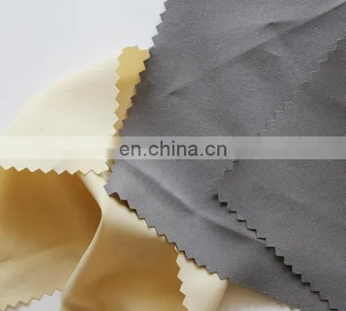 High Quality Good Price 150D Polyester Spandex Plain Dyed 4 Way Stretch Fabric photo-3