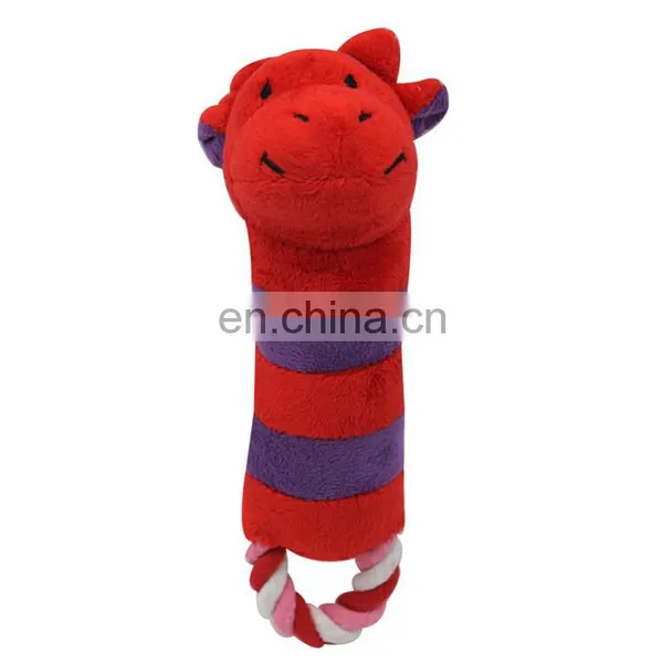 Animals Cartoon Dog Toys Stuffed Squeaking Pet Plush Toys Stuffed Animal for Dog photo-4