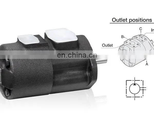 ANSON Hydraulic Pressure Vane Pump Low Noise Double Fixed Displacement Vane Pump IVPQ1 photo-2