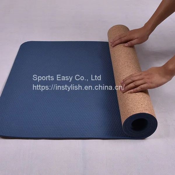 Eco-friendly Sustainable Yoga Mat Made of Organic Cork photo-4