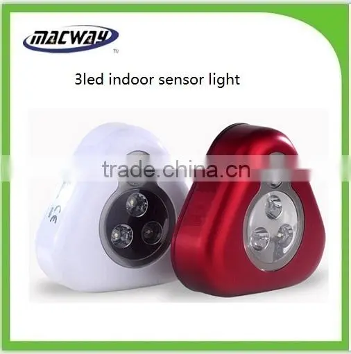 3led indoor motion light sensor
