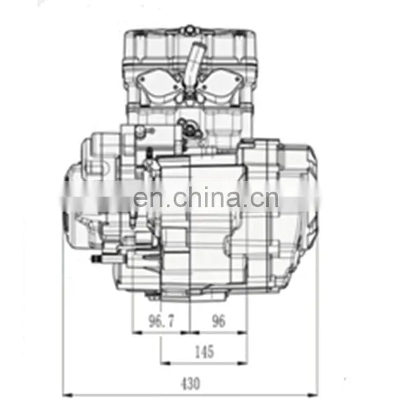 High Quality Motorcycle Engine TM450SCC Built In Balance Shaft Motorcycle Engine Assembly photo-3
