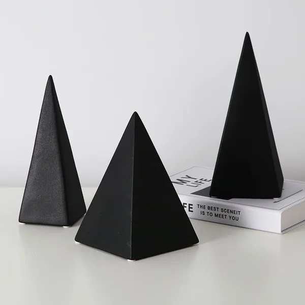 Black And White Geometric Ornament Art, Simple Style Decoration, Showroom Art photo-5