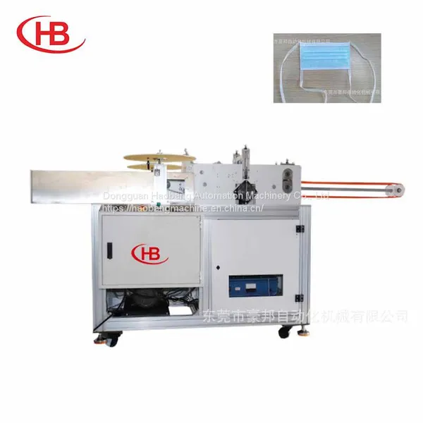Automatic tie flat mask machine