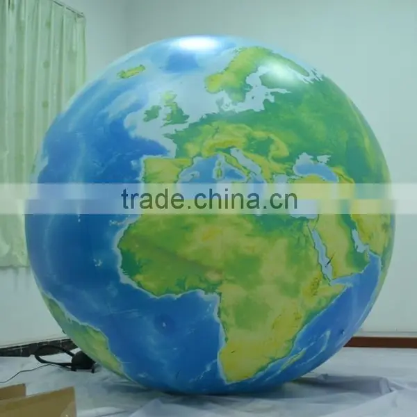 3m Inflatable Earth Balloon,inflatable Earth Globe Beach Ball,inflatable Giant Beach Ball photo-3