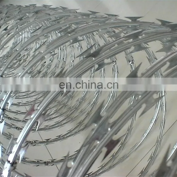 Barbed Razor Wire/ Stainless Steel Razor Barbed Wire/ Razor Wire Mesh photo-5